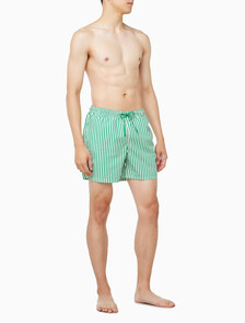 Buy 남성 그래픽 모노그램 스윔 팬츠 in color Green