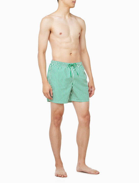 남성 그래픽 모노그램 스윔 팬츠