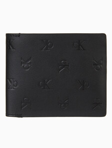 Buy 남성 CKJ AOP 빌폴드 지갑 in color BLACK