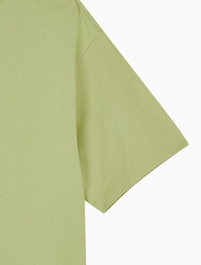 Buy 남성 릴렉스핏 헤비 코튼 크루넥 반팔 티셔츠  in color NILE