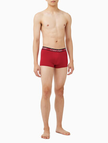 Buy 남성 마이크로 버라이어티 WB 로우 라이즈 트렁크 3PK in color Black / Red / Light Grey