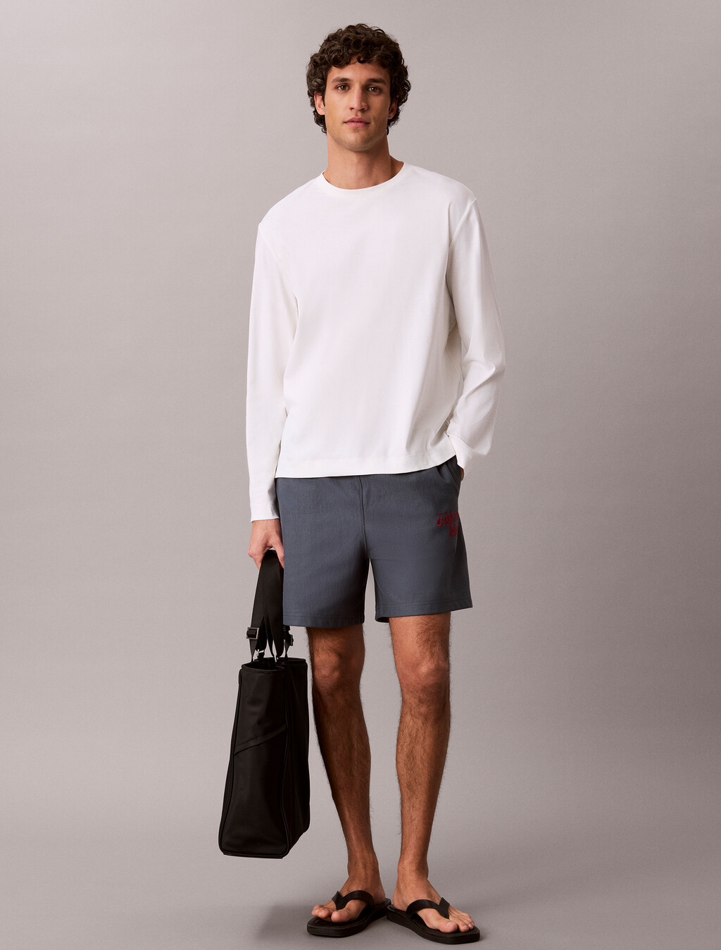 Buy 프리미엄 테리 그래픽 쇼츠 in color Dark Blue