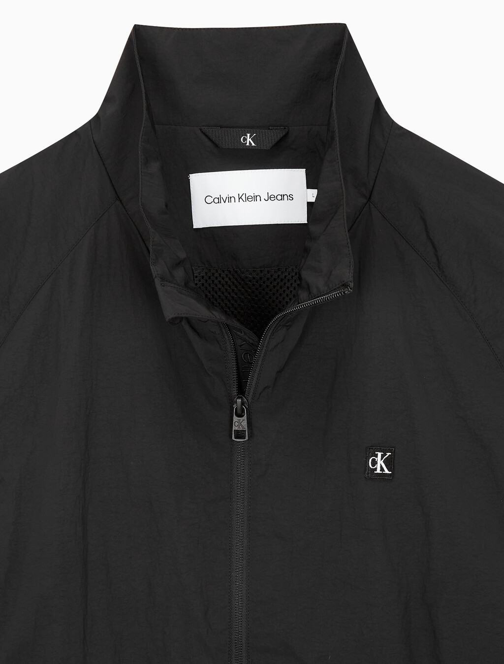 Buy 남성 에센셜 스텐드 넥 자켓 in color CK BLACK