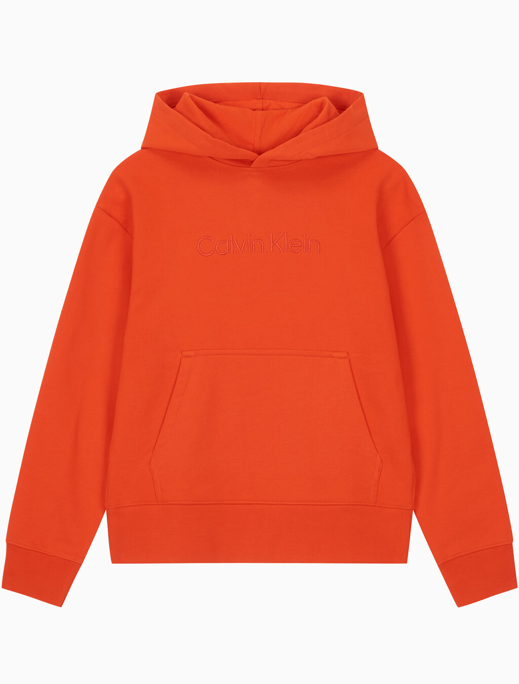 Buy 여성 릴렉스핏 스탠다드 로고 후디 in color BRONZED ORANGE