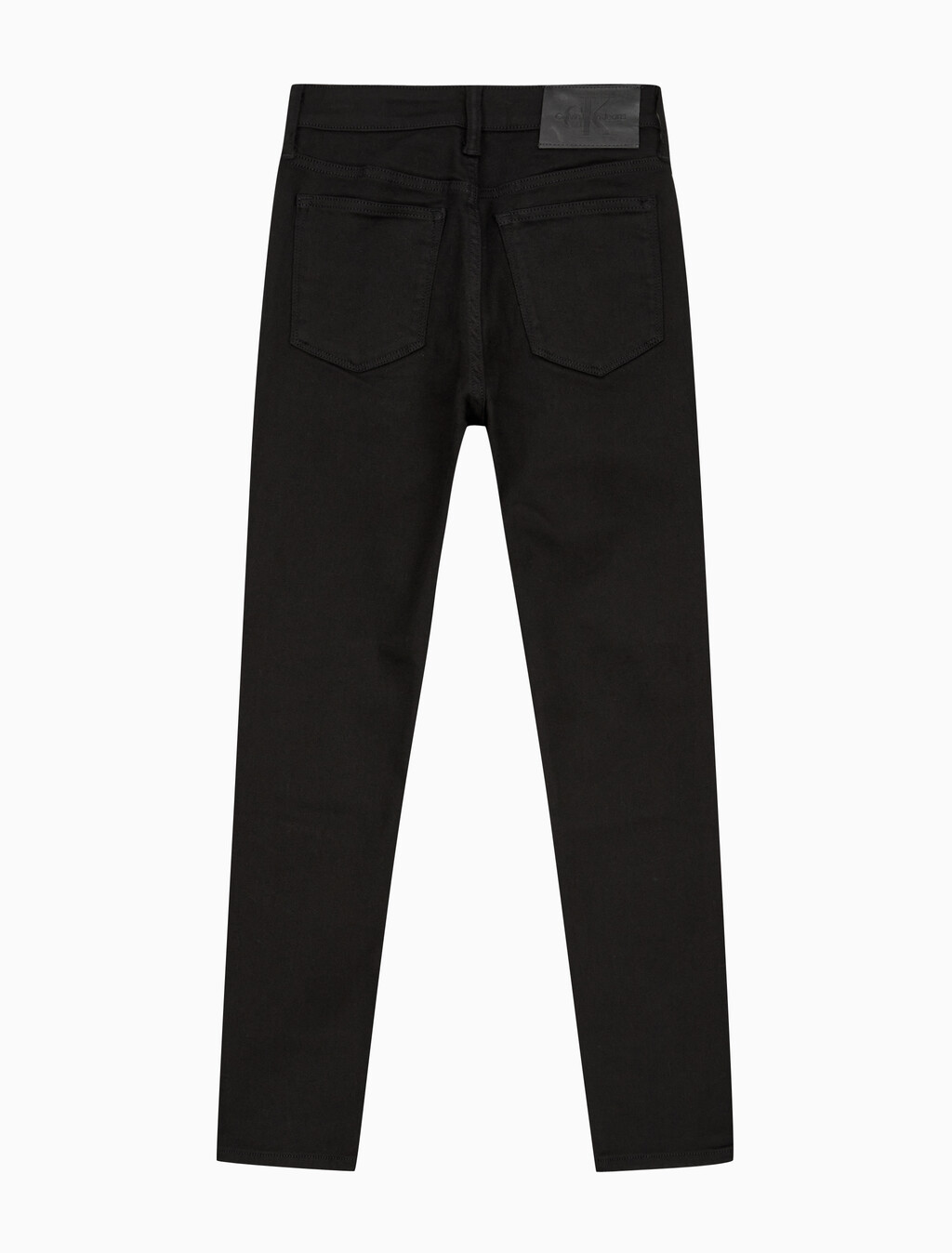 Buy 여성 하이라이즈 스키니 앵클핏 블랙 데님 in color WASHED BLACK LOGO LACE