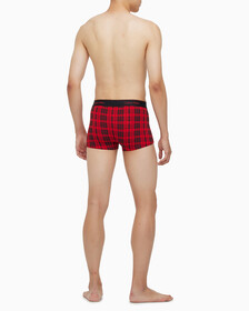 Buy 남성 모던코튼 홀리데이 패션 트렁크 in color RED/BLACK