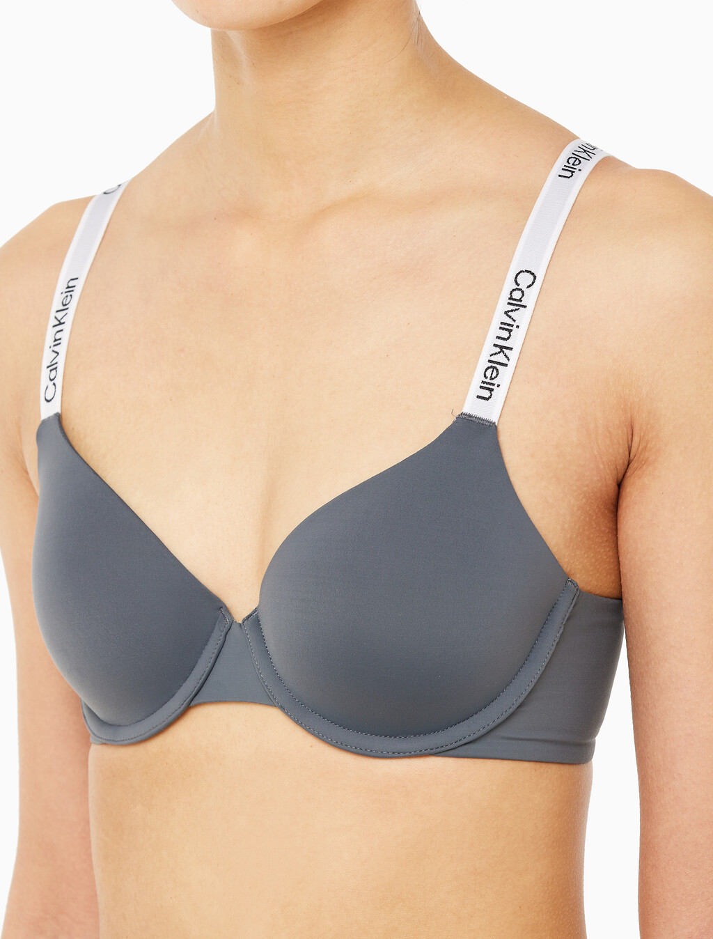 Buy 여성 테일러드 로고 AF 퍼펙트 커버리지 컨투어 브라 in color DARK GREY