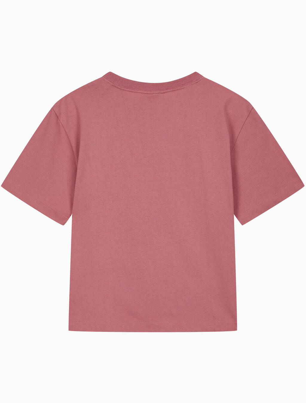 Buy 여성 릴렉스드 스탠다드로고 크루넥 반팔 티셔츠 in color LIGHT MAHOGANY