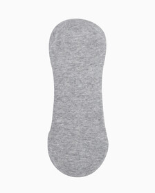 Buy 남성 콤드 코튼 로우컷 라이너 삭스 (화이트 1 PAIR) in color GREY HTR