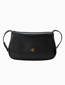 Buy 여성 하드웨어 모노그램 플랩 카메라 백 in color BLACK