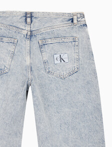 Buy 여성 90's 스트레이트핏 라이트블루 데님 in color CHALKY BLUE