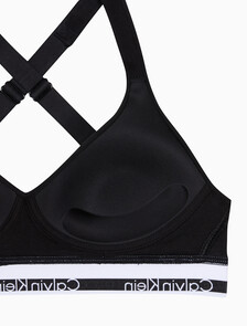Buy 여성 아이콘 코튼 모달 리프트 브라렛 in color BLACK