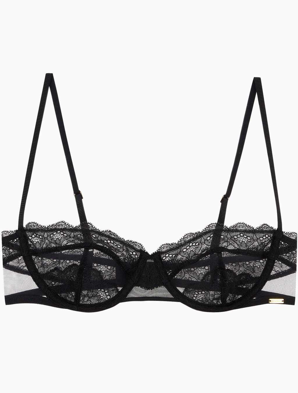 Buy 여성 CK 블랙 빈티지 레이스 발코넷 in color BLACK