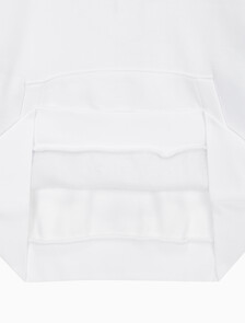 Buy 남성 롱슬리브 아카이브 플리스 후디 in color BRILLIANT WHITE