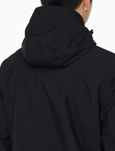 Buy 남성 후드 립스탑 해링턴 자켓 in color BLACK