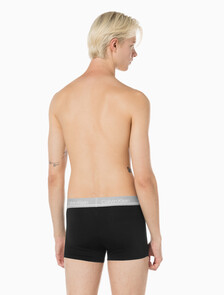 Buy 남성 CK 마이크로 플러스 로우 라이즈 드로즈 3PK in color SILVER/NAVY/BLACK