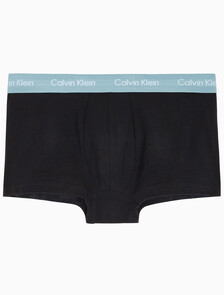 Buy 남성 EU 코튼 스트레치 3PK 로우 라이즈 드로즈 3PK in color BLACK BODIES WITH ARONA/POMPIAN RED/ASHFORD GREY WBS
