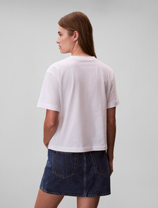 Buy 여성 박시 그래픽 티셔츠 in color BRIGHT WHITE