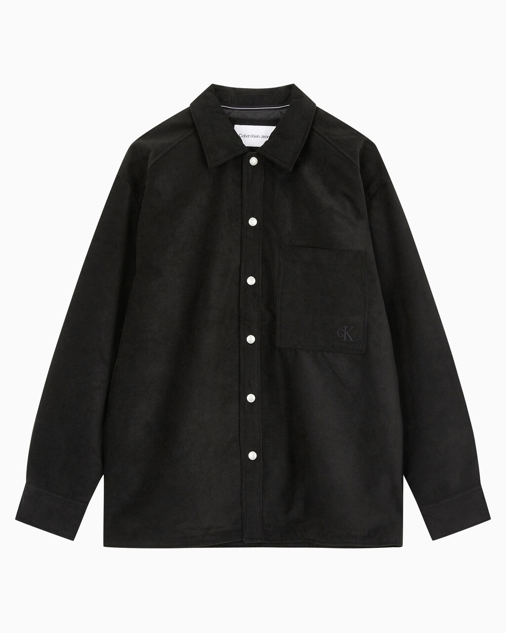 Buy 남성 코듀로이 셔츠 퀼티드 자켓 in color CK BLACK