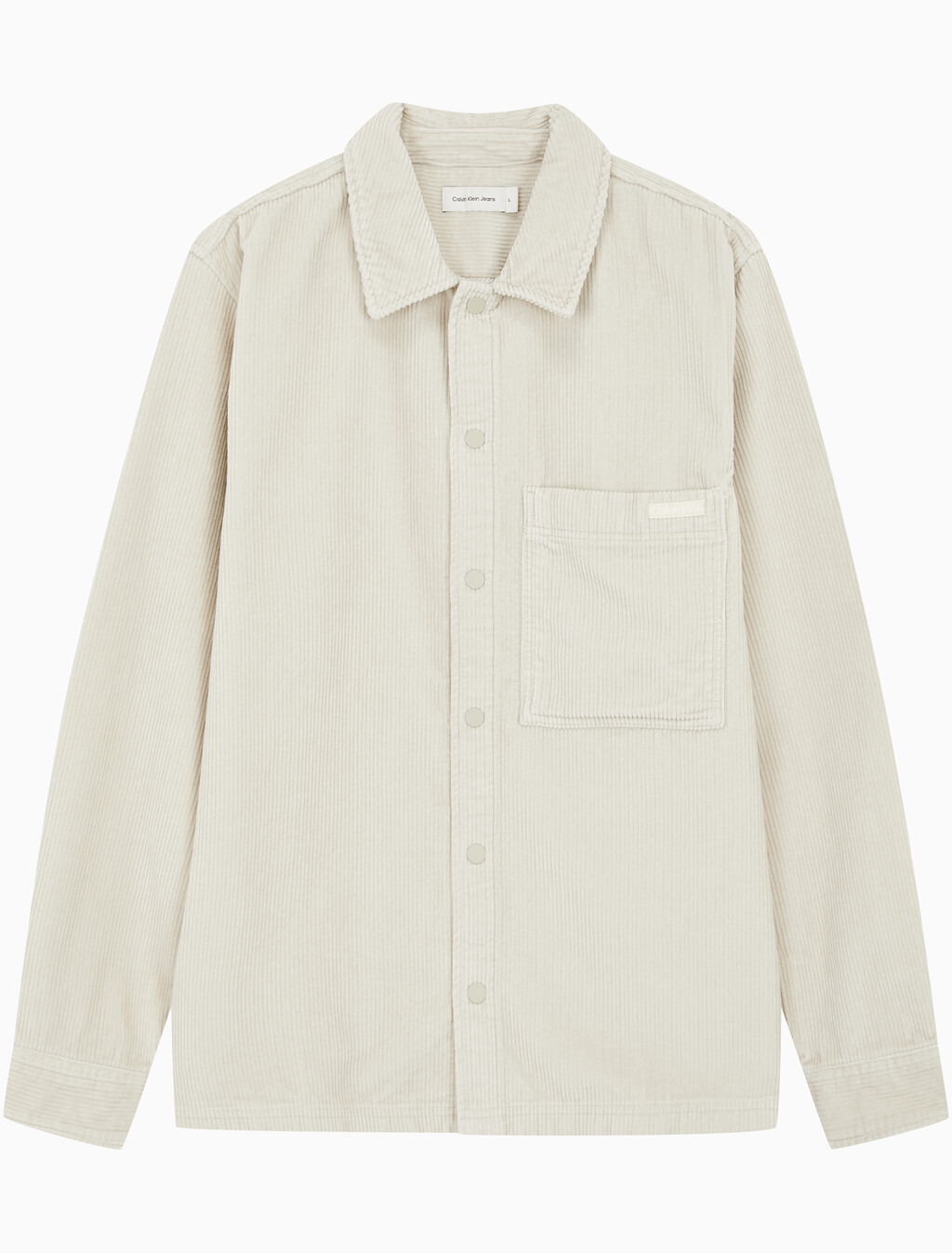 Buy 남성 코듀로이 오버 셔츠 in color BEIGE