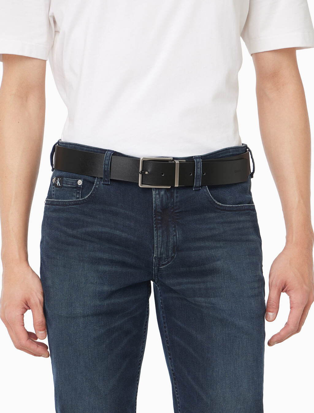 Buy 남성 웜스 버클 스무스 벨트 40mm in color BLACK