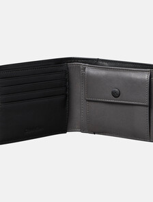 Buy 남성 볼드 로고 빌 폴드 지갑 in color BLACK