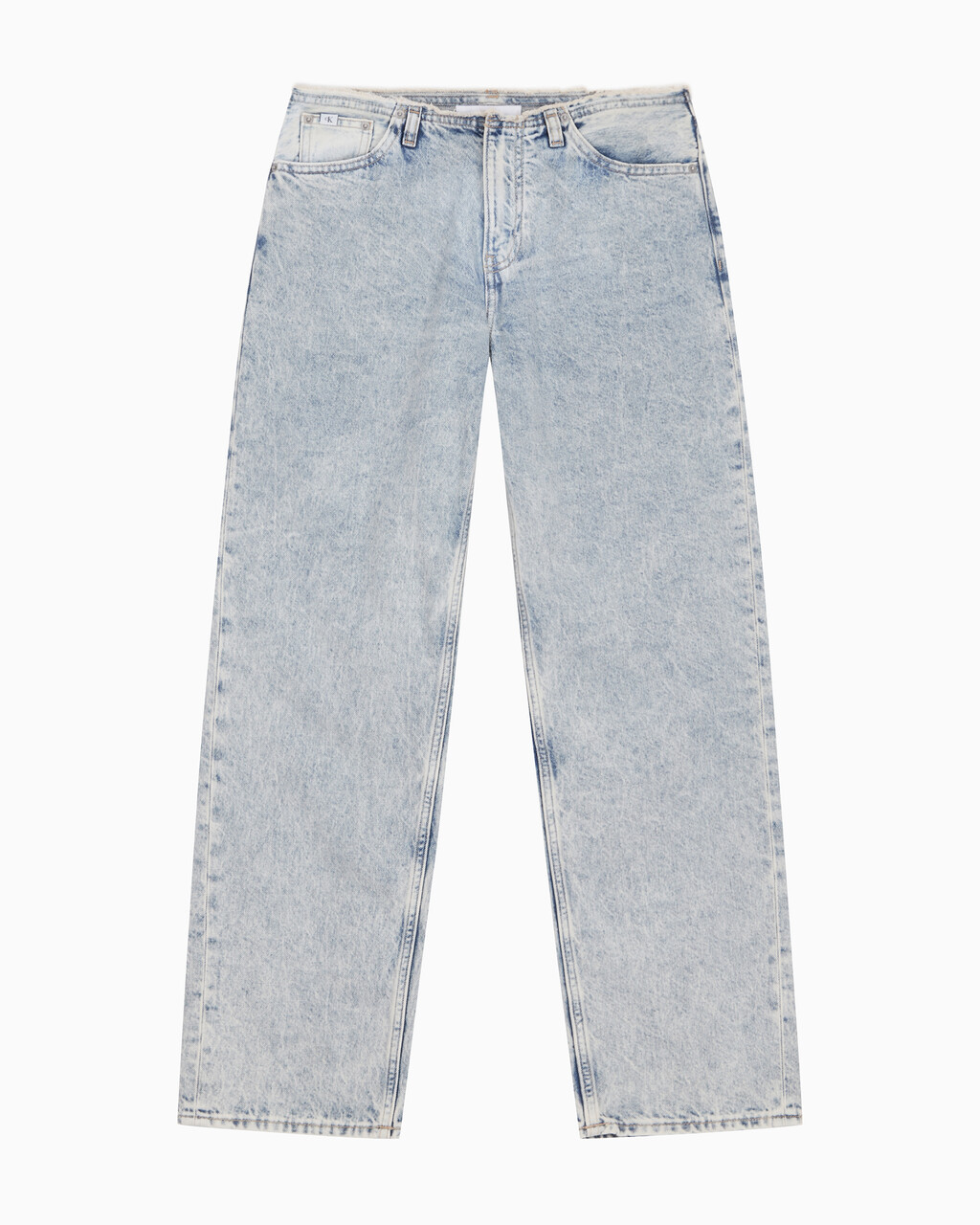 Buy 여성 90's 스트레이트핏 라이트블루 데님 in color 028A CHALKY BLU
