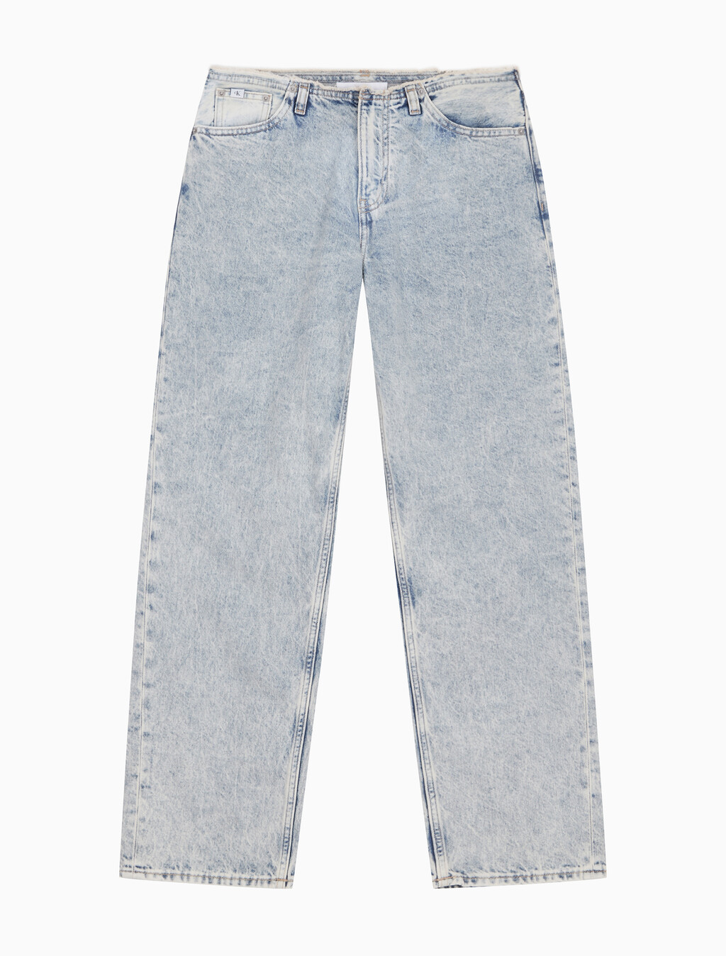 Buy 여성 90's 스트레이트핏 라이트블루 데님 in color CHALKY BLUE