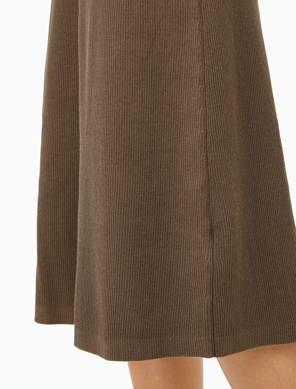 Buy 여성 플레어 맥시 립 폴로 드레스 in color BROWN