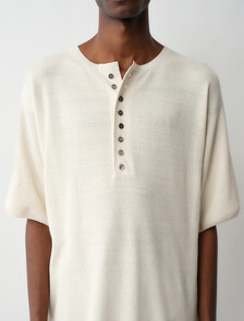 Buy CHRISTOPHER MENS KNIT TOP in color WHITE