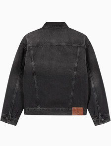 Buy 남성 레귤러핏 90's 블랙 클래식 데님 자켓 in color BLACK FOG