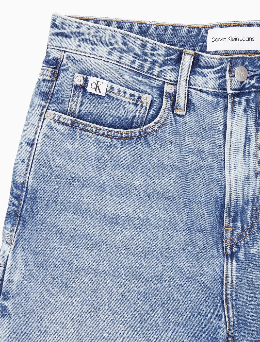 Buy 남성 릴렉스핏 에코 쿨 데님 쇼츠 in color CHALKY BLUE