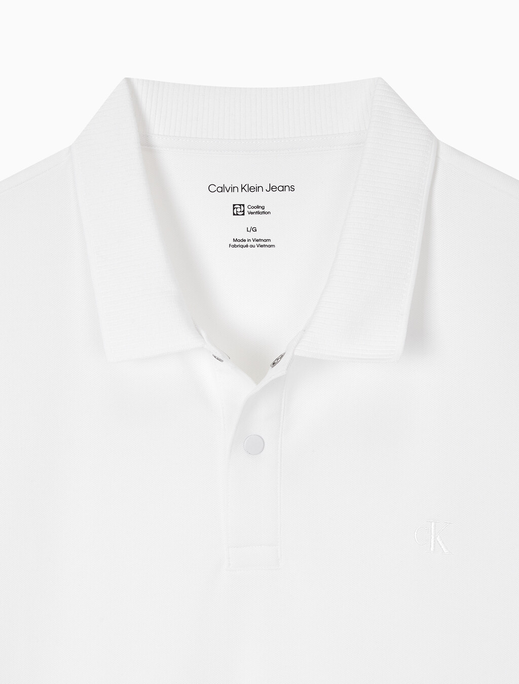 Buy 남성 레귤러핏 피케 폴로 쿨링 반팔 티셔츠 in color BRIGHT WHITE