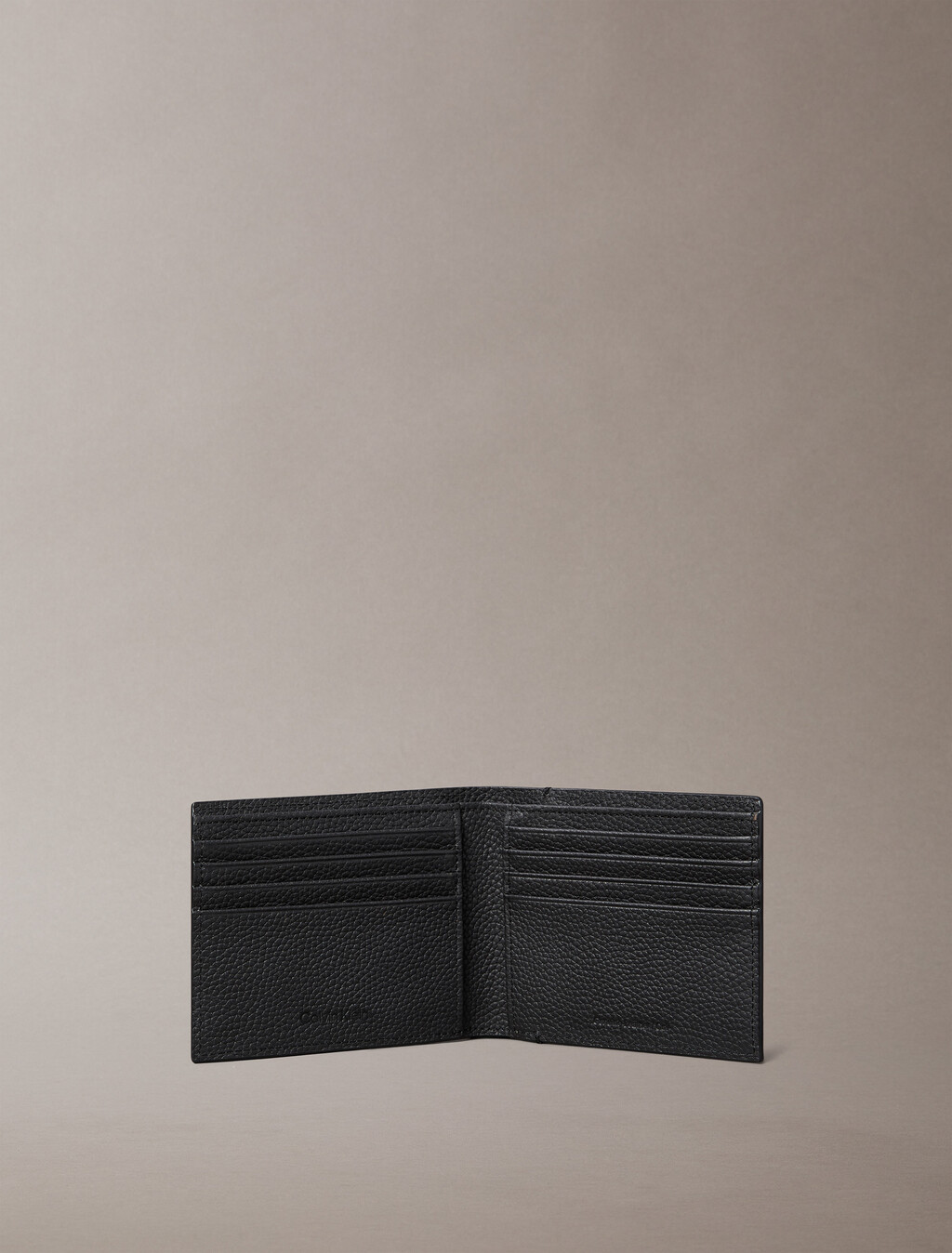 Buy 남성 포일 엠보스 빌 폴드 지갑 in color BLACK