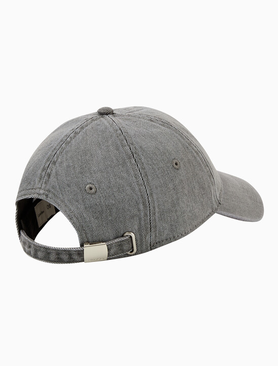 남녀공용 CKJ 모노그램 데님 엠브로이더리 볼캡