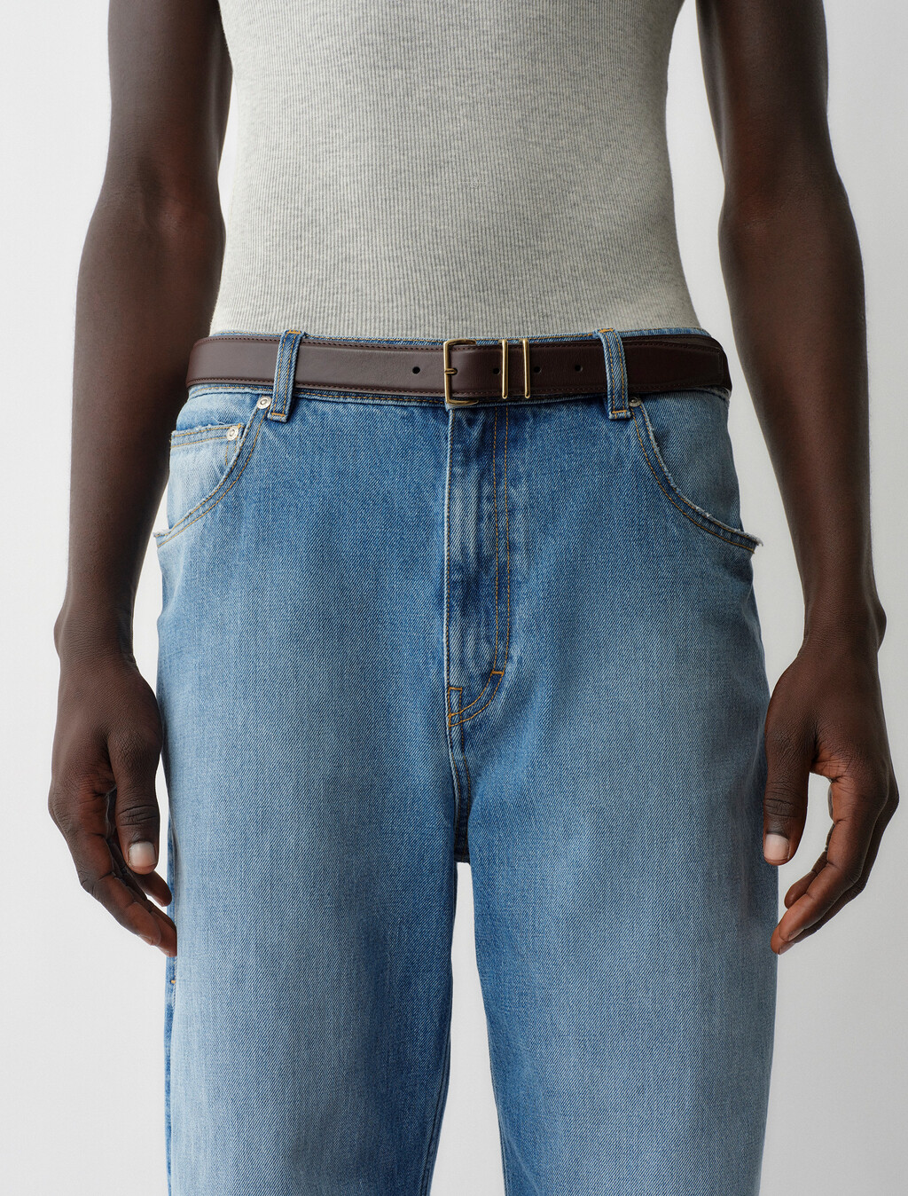 Buy PASSANTI LEATHER in color BLACK