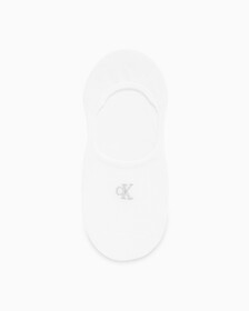 Buy 여성 콤드 코튼 로우컷 라이너 삭스 (블랙 1 PAIR) in color WHITE