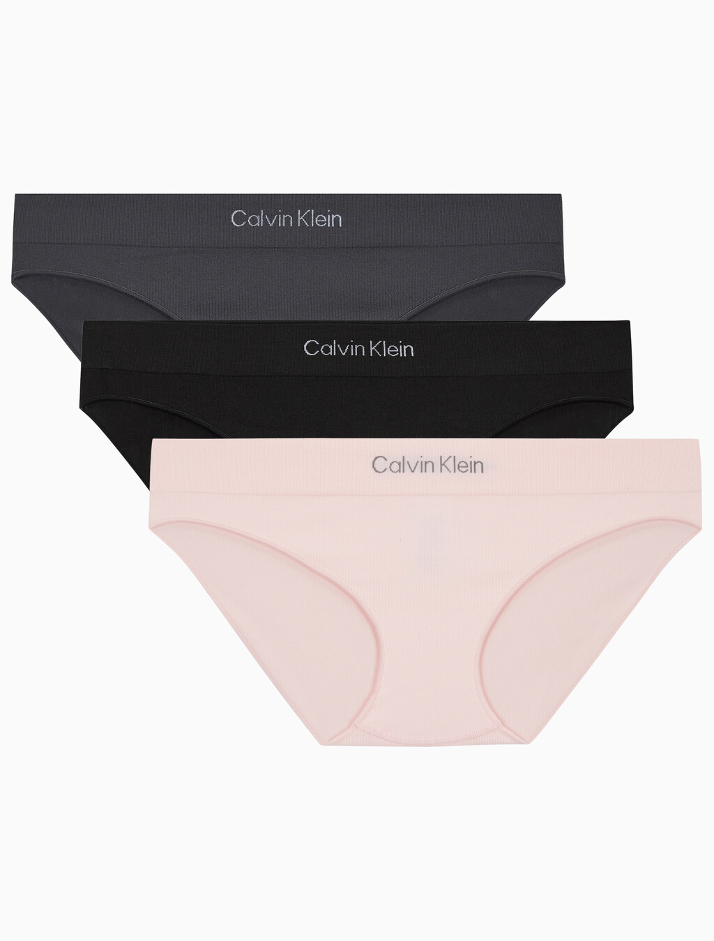 Buy 여성 심리스 립 3PK 비키니 in color BLACK/CHARCOAL/PINK