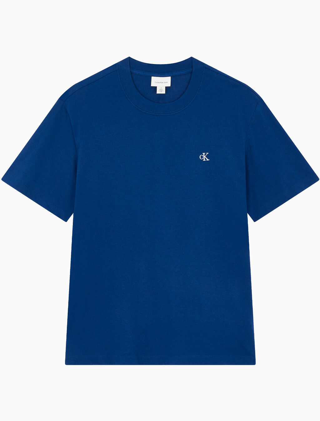Buy 남성 이지핏 아카이브 로고 반팔 티셔츠 in color BLUE JEAN