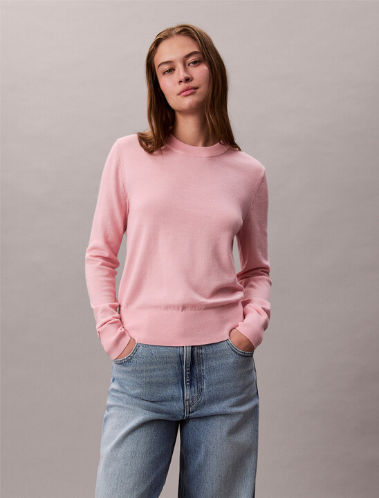 여성 L/S 엑스트라 파인 메리노 울 스웨터