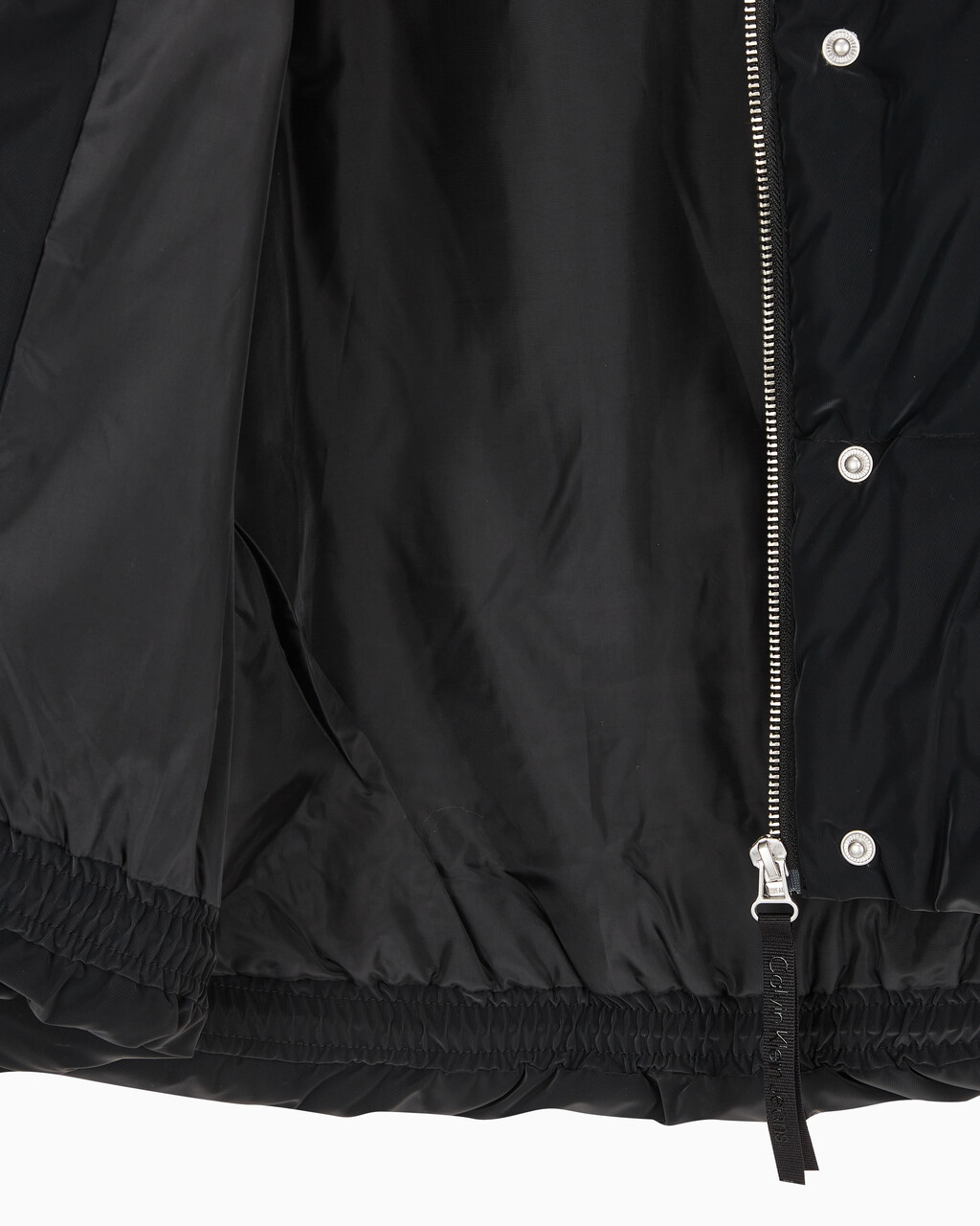 Buy 여성 디터쳐블 후디 다운 푸퍼 in color CK BLACK
