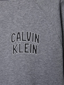 Buy 오프듀티 바시티 로고 후드티 in color MEDIUM GREY HEATHER