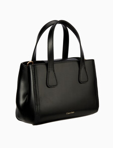 Buy 여성 하드웨어 모노그램 미니 토트 크로스바디 in color BLACK