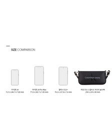 Buy 여성 CKJ 스컬티드 파우치 숄더백 in color BLACK