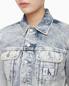 Buy 여성 익스트림 90's 크롭 데님 재킷 in color 028A CHALKY BLU
