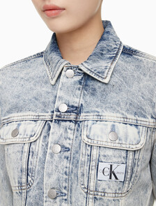 Buy 여성 익스트림 90's 크롭 데님 재킷 in color CHALKY BLUE