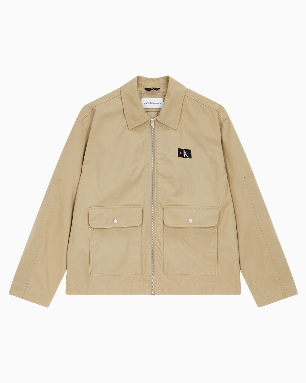 Buy 남성 박시핏 워크웨어 크롭 재킷 in color TRAVERTINE