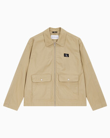 Buy 남성 박시핏 워크웨어 크롭 재킷 in color TRAVERTINE