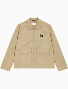 Buy 남성 박시핏 워크웨어 크롭 재킷 in color TRAVERTINE