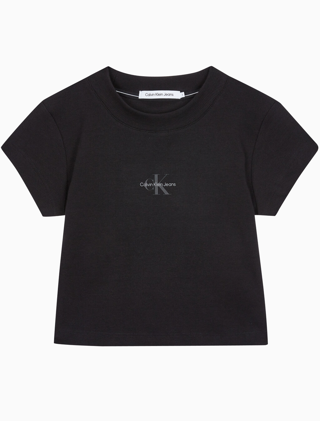 Buy 여성 모노그램 베이비 티셔츠  in color CK BLACK
